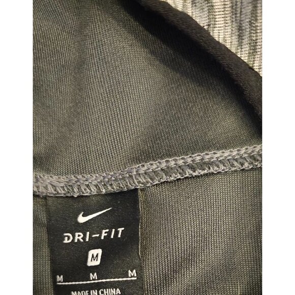 Nike dri fit Hoodie Size Medium Gray logo - Picture 3 of 6
